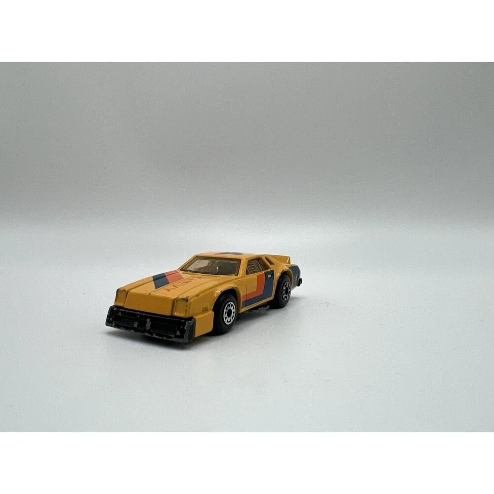 Vintage Matchbox Chevy Pro Stocker, Yellow, Superfast no. 34, Macau Metal Base